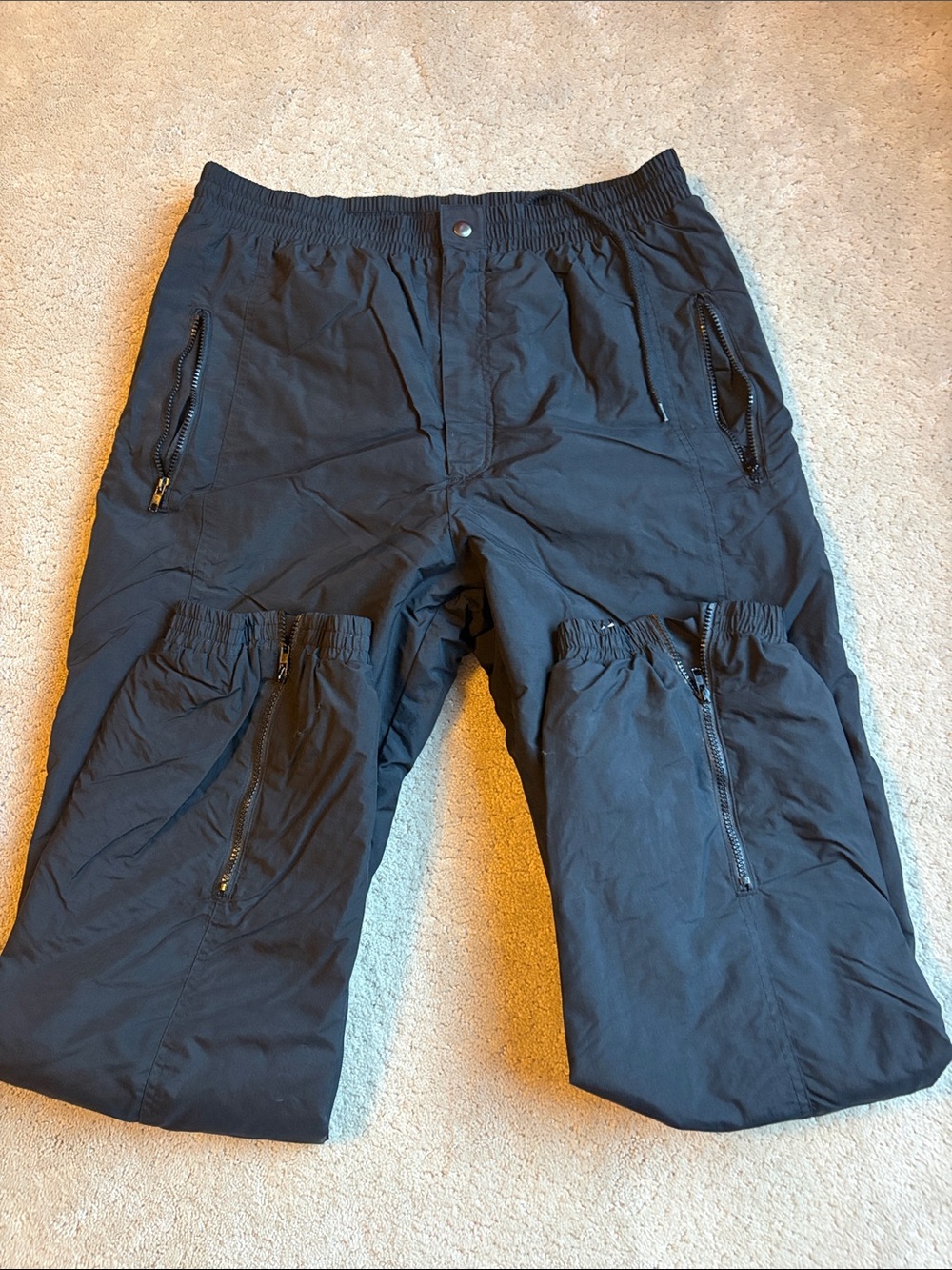 Men's Black Ski Pants